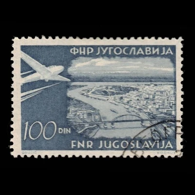Yugoslavia, Scott C42, Plane, 1951, used, 111865 - Image 1 of 2
