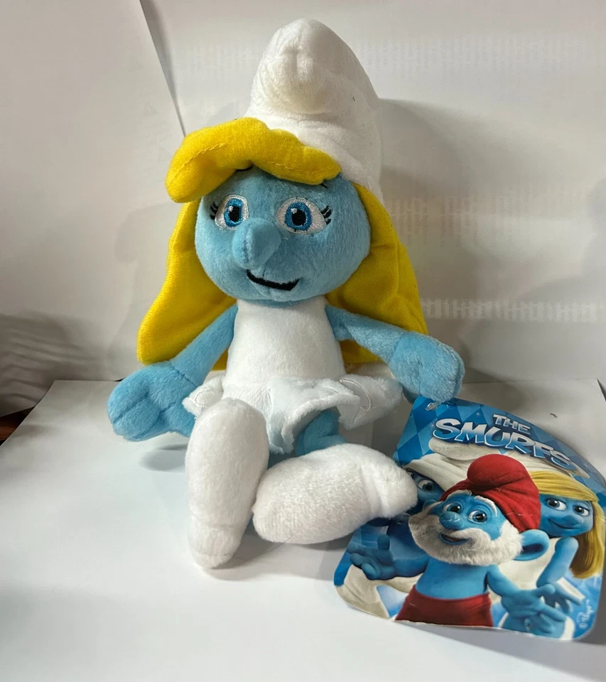 The Smurfs 9" Smurfette Plush Stuffed Animal new with tag - Image 1 of 1