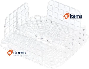 Guzzini - Tiffany, Portatovaglioli Trasparente, 20 X h7,3cm 3 Anelli - Foto 1 di 1