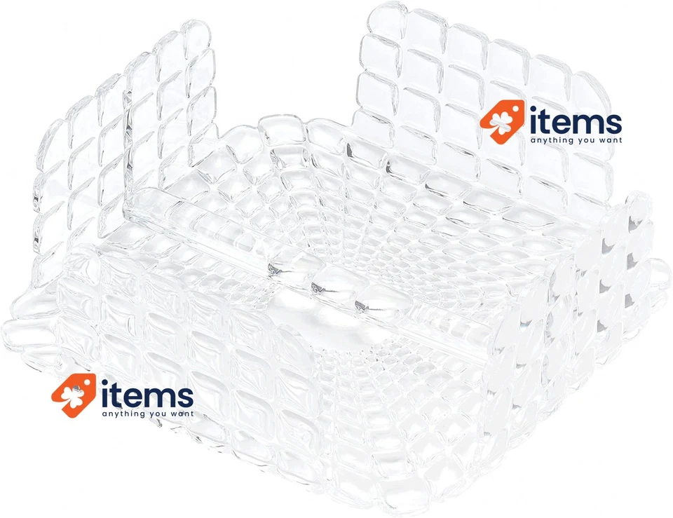 Guzzini - Tiffany, Portatovaglioli Trasparente, 20 X h7,3cm 3 Anelli - Immagine 1 di 1