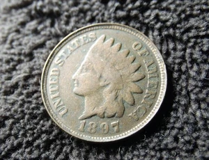 Centavo cabeza india 1897 ENVÍO GRATUITO - Imagen 1 de 2