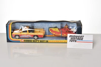 Vintage Diecast Corgi GS28 Mazda B1600 Pick-up, Trailer and Dinghy- Boxed - 1975 - Image 1 of 4