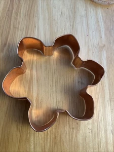 Copper Snowflake Cookie Cutter 4” - Picture 1 of 3