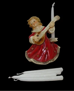 Goebel Angel con candelabro de guitarra HX 347 años 50 - Imagen 1 de 8
