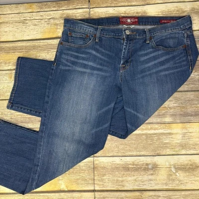 Pantalones de mezclilla Lucky Brand Sweet n Crop lavado medio para mujer talla 14 Foto 1 de 4