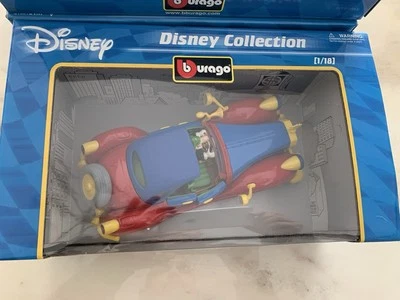 Burago Disney Scrooge car Auto di Paperone 1/18 NEW - Immagine 1 di 3