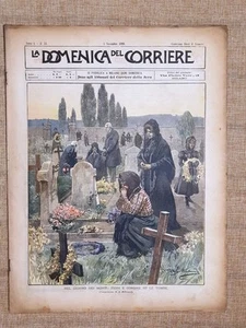 La Domenica del Corriere 5 novembre 1899 Defunti Glencoe Symons Tisi Arosa - Picture 1 of 1