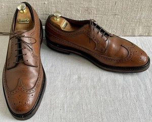 VTG Florsheim Imperial 93602 Pebble Grain Kenmoor Gunboats Dainite Resole 10.5 D - Imagen 1 de 18
