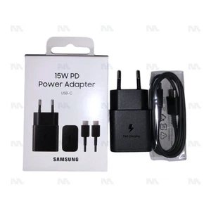 Samsung 15W USB-C con Cable 1m Negro | Original en Caja - Imagen 1 de 2