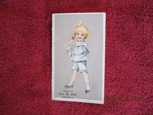 Stieff Piano Baltimore MD Advertising booklet 1908 TradeCard/coloring book promo - Picture 1 of 12