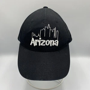 Arizona Adjustable Strapback Hat Cap Black - Picture 1 of 5