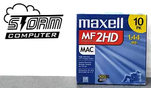 Maxell 3.5" HD 1.44MB Formatted Mac MF2HD (10-Pack) - Picture 1 of 4