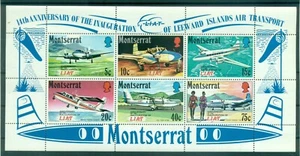 AEREI - PLANES MONSERRAT 1971 block  - Imagen 1 de 1