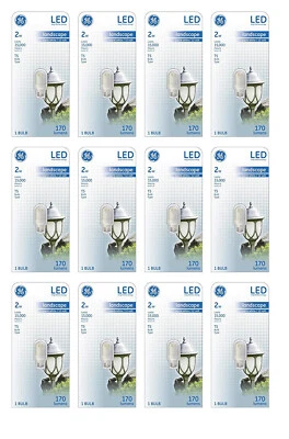 (case of 12 bulbs) GE 2W LED T5 20 Watt Equivalent 170 Lumens Warm White Wedge - Image 1 of 2