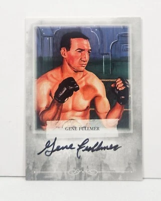 2010 Sports Kings Ringside Boxing Gene Fullmer Signed Silver Version AGF1 Mecca - Image 1 of 4