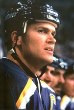 1998-99 Panini Photocards Blues Hockey Card #65 Chris Pronger