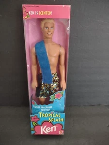 Vtg 1994 "Tropical Splash" Ken Doll - Barbie Scented #12447 NEW IN BOX - Picture 1 of 12
