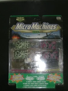 VINTAGE 1999 Micro Machines MILITARY A-FORCE V COBRA TANKS TURRET ATTACK MOC - Picture 1 of 1