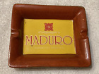 Vintage Maduro Imported Tobacco Ashtray Ceramic Smoking Ashtray Advertising