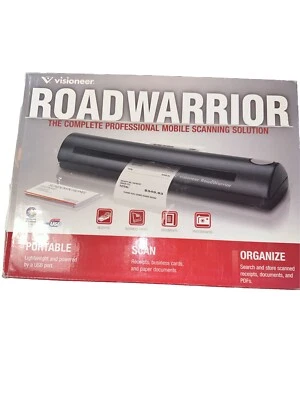 Visioneer RW120-WU RoadWarrior Portable Lightweight 600 DPI USB Scanner - Image 1 of 3