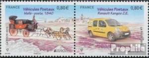 Briefmarken Frankreich 2013 Mi 5579-5580 Paar (kompl.Ausg.) postfrisch Postfahrz - Bild 1 von 1