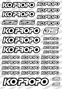 KO PROPO RC BUGGY STICKER CAR DECAL BOAT HELI CUSTOM NITRO EP REMOTE MODEL JSPEC - Picture 1 of 18