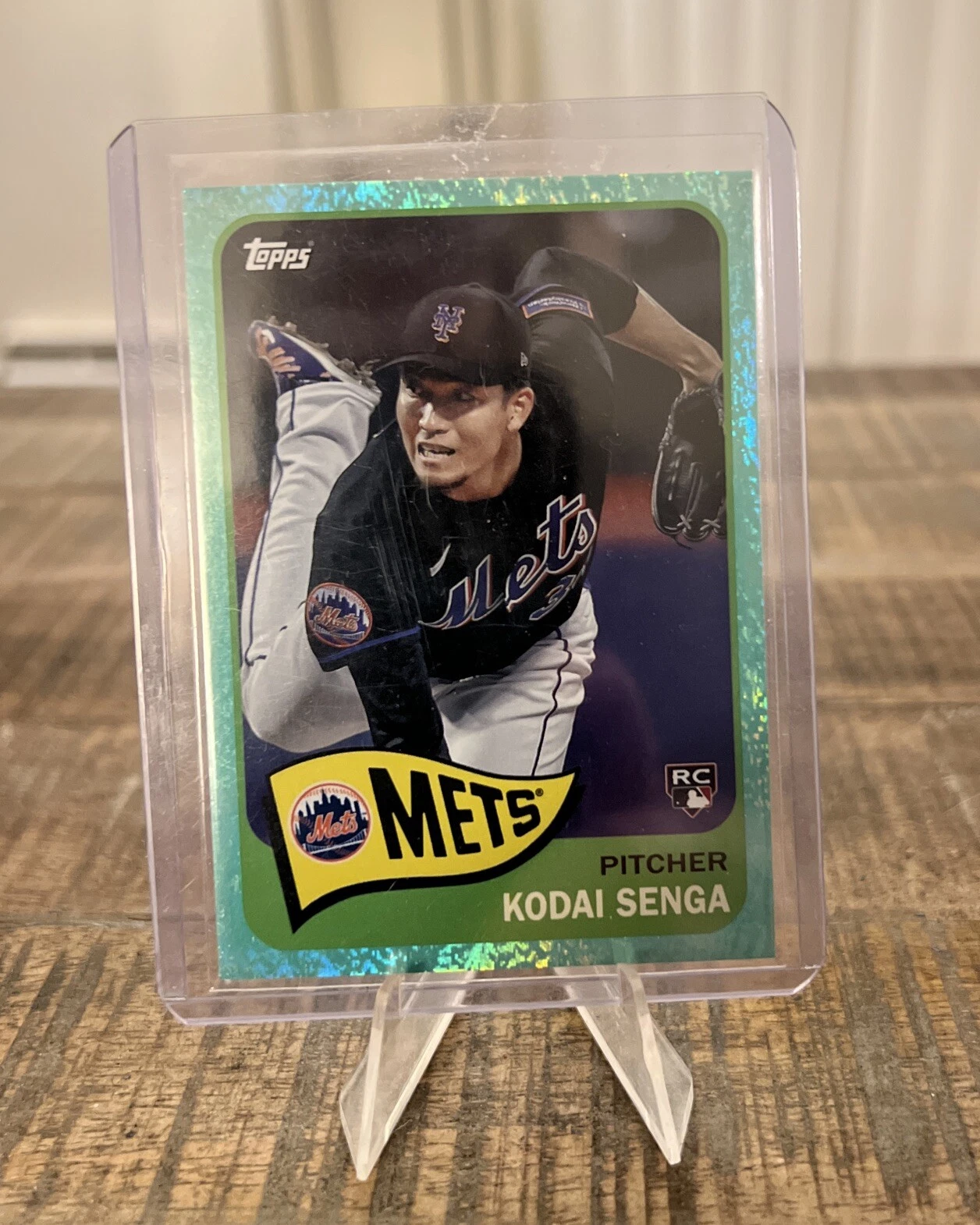 2023 Topps Archives /75 Kodai Senga RC Aqua Sparkle #175 Rookie New York Mets