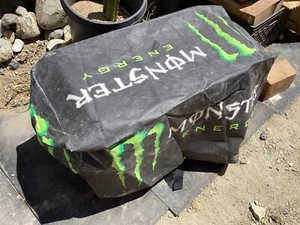 Monster Energy Hay Bale Cover Tuff Block Cover Used Condition Supercross Moto - Bild 1 von 9