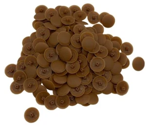 Bifix™ Teak Brown Screw Pozi Phillips Cover Caps Snap-On 6-8g Pz2 Ph2 Push Fix - Picture 1 of 3