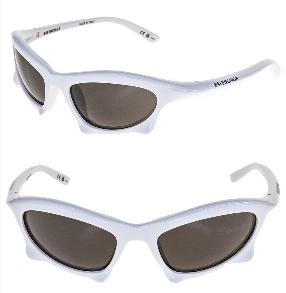 BALENCIAGA BB0229S 004 White Men's Extra Large 59 mm Sunglasses