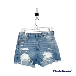 Neu mit Etikett American Eagle abgenutzte Mom Denim Shorts Größe 8 - Bild 1 von 10