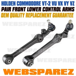 Pair Holden Commodore Front Lower Control Arms Ball Joints VT2 VU VX VY VZ 97-06 - Picture 1 of 1