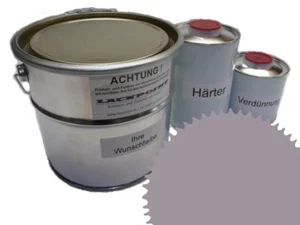 7 Liter Set 2K Autolack RAL 7036 Platingrau Glanz kein Klarlack Lackpoint ! - Bild 1 von 1