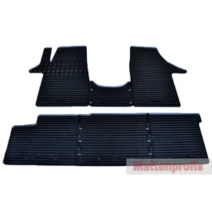 Rubber mats rubber floor mats set of 5-piece for VW T5 Caravelle from year 04/2003 - 2015 - Picture 1 of 9