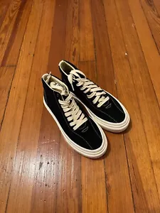 Stepney Workers Club SWC Varden High Top Canvas Black Sneakers Trainers Size 39 - Picture 1 of 5