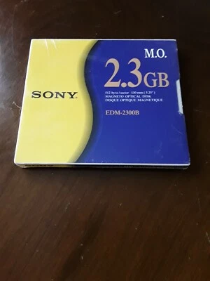 Sony EDM-2300B 2.3gb Magneto Optical Disk Brand New Sealed - Image 1 of 2