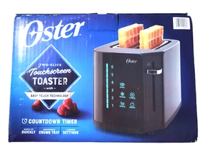 Oster 2-Slice Touchscreen Toaster Easy Touch Technology Digital Countdown Timer - Picture 1 of 18