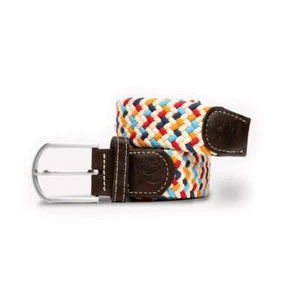 Cinturón ajustable tejido reciclado elástico Swole Panda - Zigzag multicolor - Imagen 1 de 3