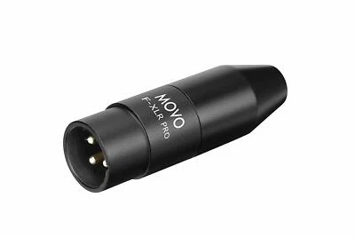 Movo FXLR-PRO 3.5mm Female Microphone Adapter to 3-pin XLR Male