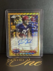 2024 Topps Composite Don Beebe Auto Chrome Gold Geometric Refractor 16/50 Bills - Picture 1 of 2