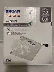 Broan Nutone C370BN 70 CFM Fan Motor Assembly A4 - Picture 1 of 6