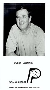 1973 Press Photo Team Issue of Indiana Pacers ABA Basketball Coach Bobby Leonard - Picture 1 of 2