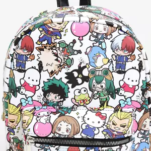 My Hero Academia Hello Kitty & Friends Sanrio Kawaii Mini Rucksack Büchertasche NEU - Bild 1 von 7