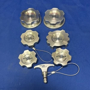 Raro Juego de tapas de motor de aluminio Billet Shelby GT500KR de 7 piezas - Imagen 1 de 17