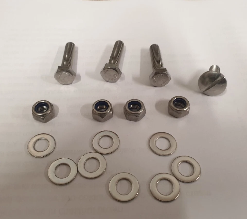 Vespa PE PX EFL T5 LML Front Mudguard Fixing Kit No 14 Stainless Steel 004254 - Image 1 of 1