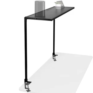 VIVO Black Clamp-on Overhead 42" Desk Shelf, Raised Accessory Platform Organizer - Picture 1 of 8