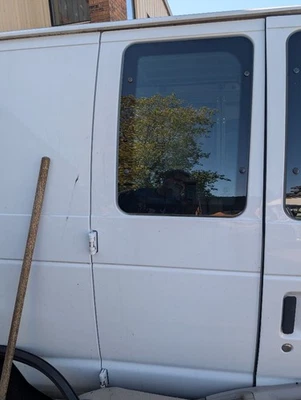 Rear Side Door Side Hinged Front With Window Fits 94-14 FORD E150 VAN 932227 - Image 1 of 4