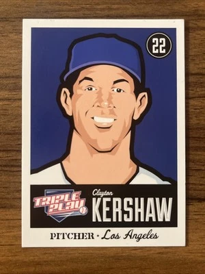 2012 Panini Triple Play - Clayton Kershaw #40 - Image 1 of 2