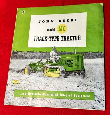 1949-52 John Deere Model MC Track-Type Tractor & equipment Brochure - Image 1 of 4