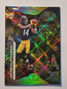 2022 Panini Illusions - George Pickens #66 Rookie Yellow Diamond SP RC SN /299 - Bild 1 von 3